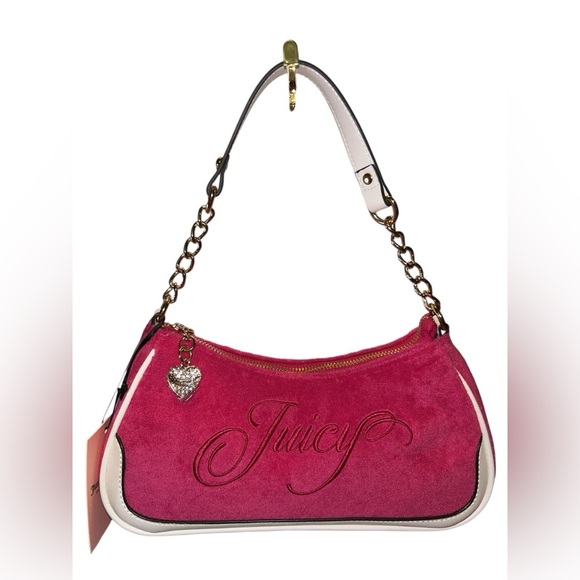 Juicy Couture Handbags - NWT juicy couture pink flash rising star shoulder bag